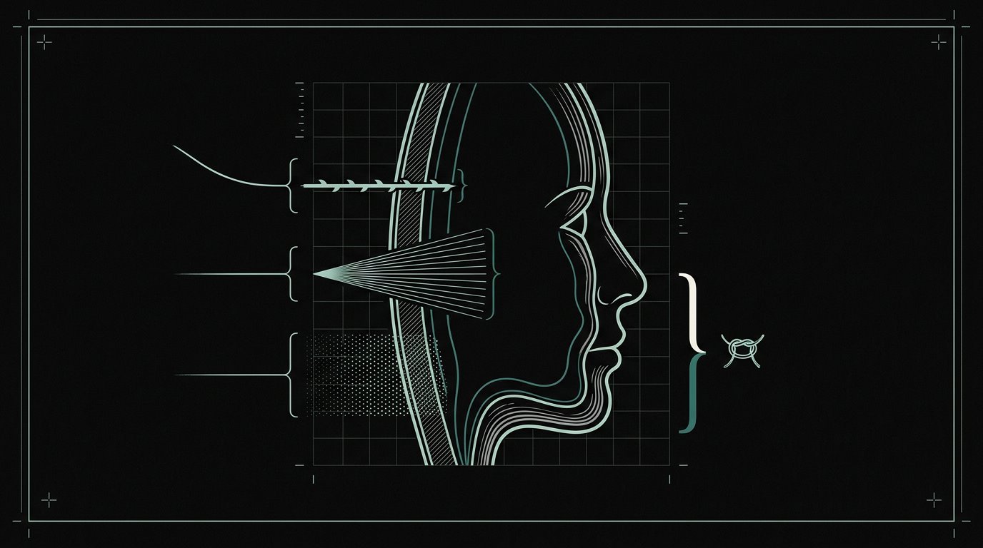 Ilustração das camadas da face mostrando até que profundidade cada tratamento não cirúrgico alcança